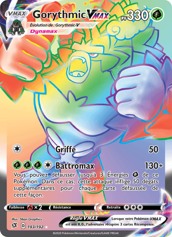 Gorythmic VMAX, carte 193 de Clash des Rebelles