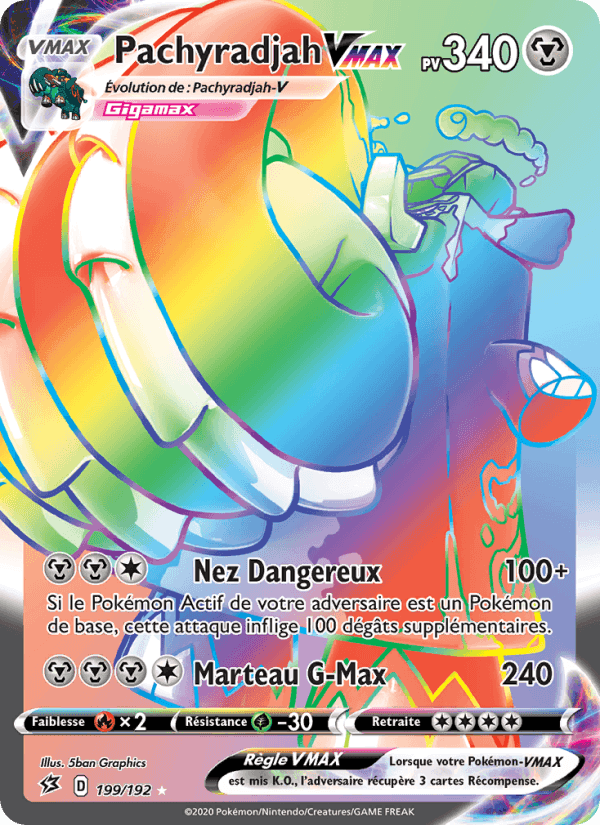 Pachyradjah VMAX, carte 199 de Clash des Rebelles