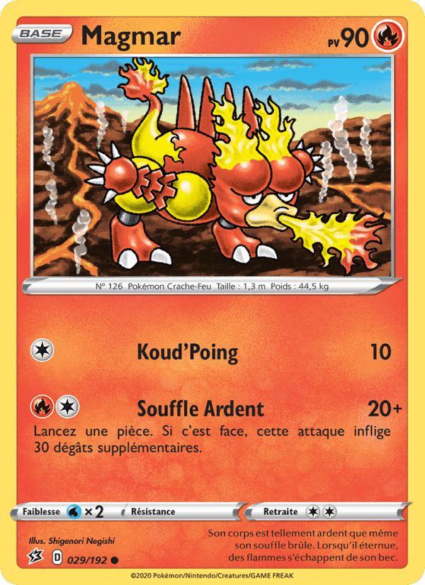 Magmar, carte 29 de Clash des Rebelles