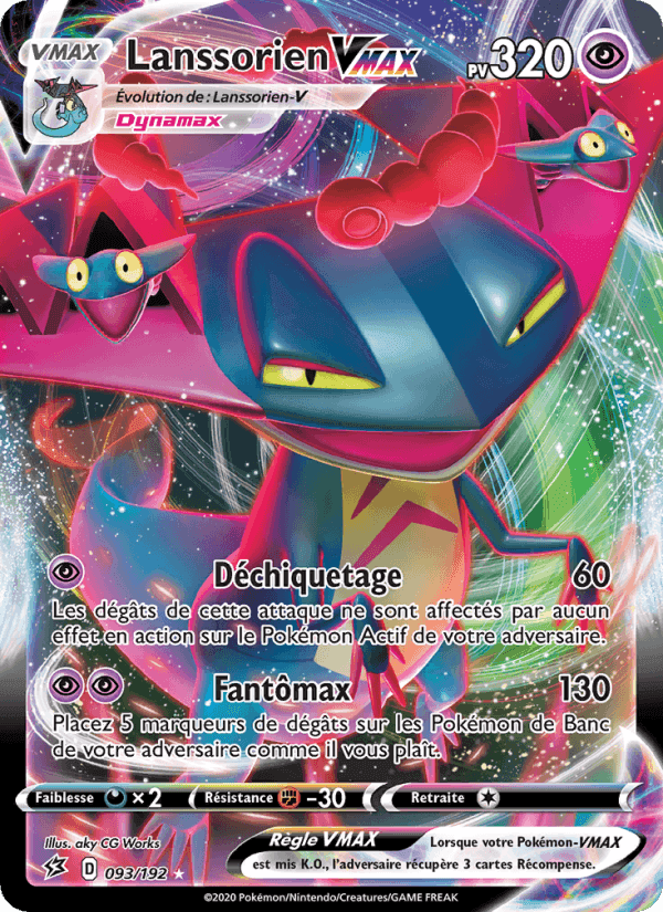 Lanssorien VMAX, card 93 from Clash des Rebelles