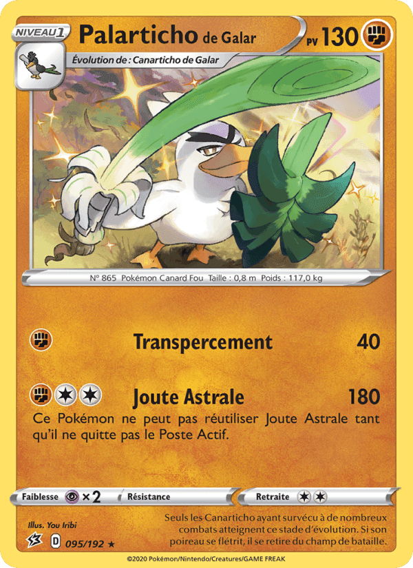 Palarticho de Galar, carte 95 de Clash des Rebelles