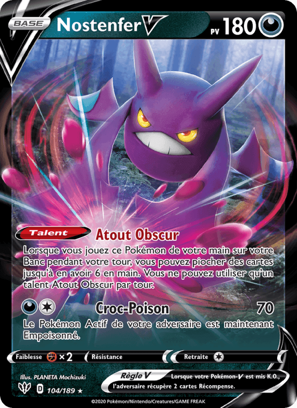 Nostenfer V, card 104 from Ténèbres Embrasées