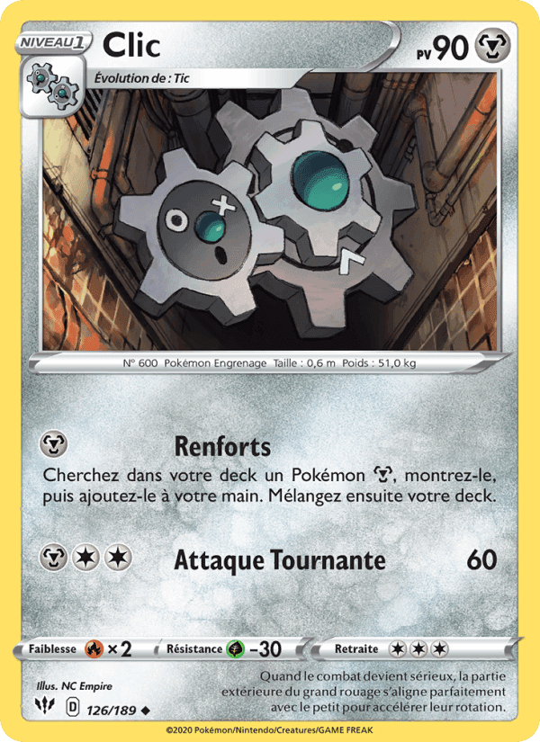 Clic, card 126 from Ténèbres Embrasées