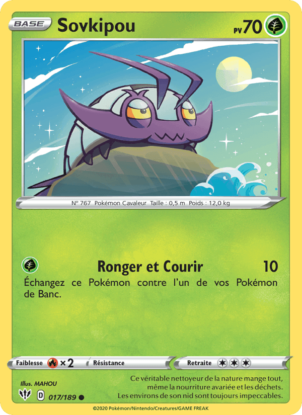 Sovkipou, card 17 from Ténèbres Embrasées