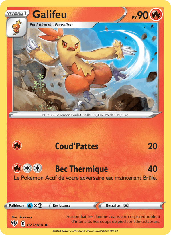 Galifeu, card 23 from Ténèbres Embrasées