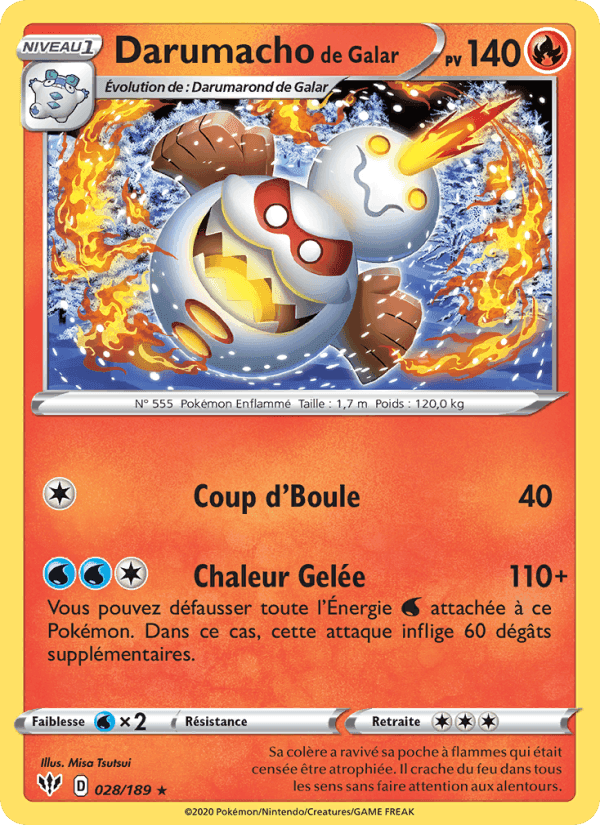 Darumacho de Galar, carte 28 de Ténèbres Embrasées