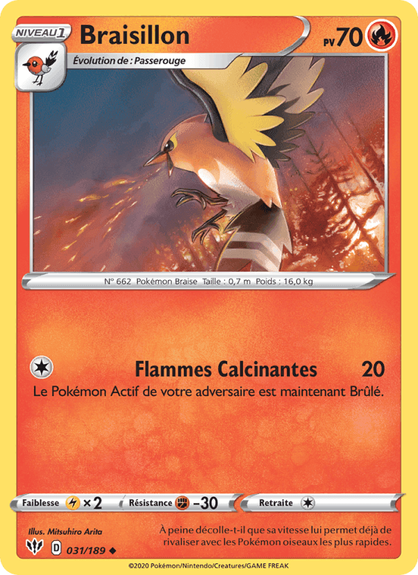 Braisillon, card 31 from Ténèbres Embrasées