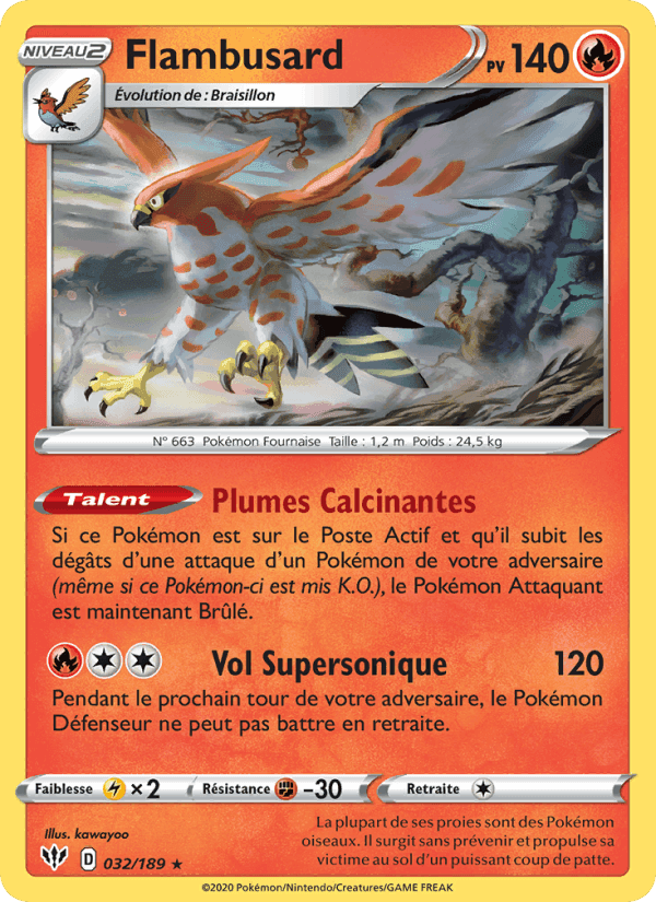 Flambusard, carta 32 de Ténèbres Embrasées