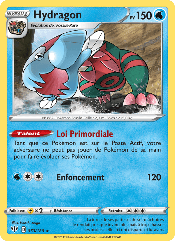 Hydragon, carte 53 de Ténèbres Embrasées