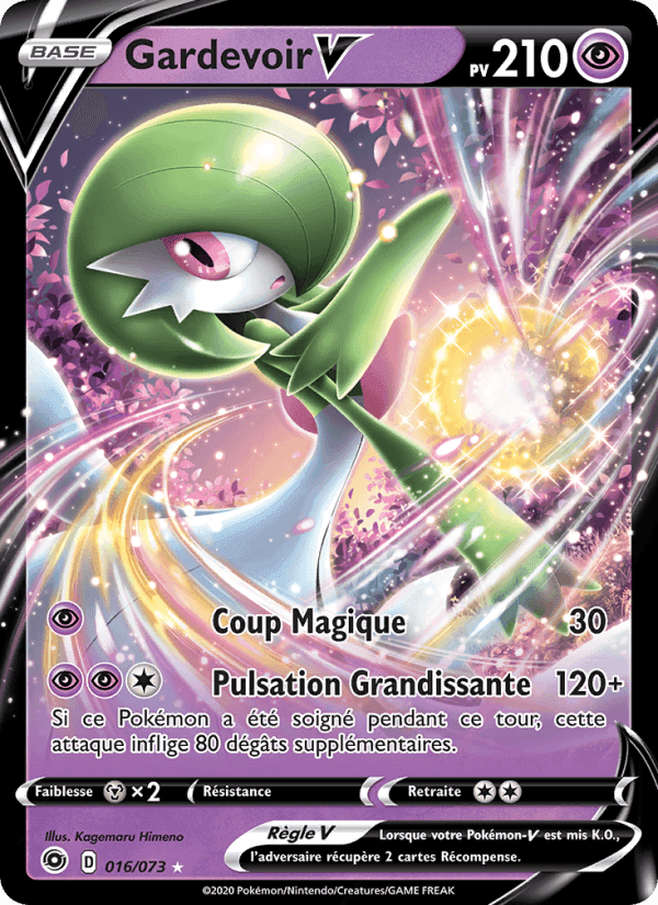 Gardevoir V, carte 16 de La Voie du Maître