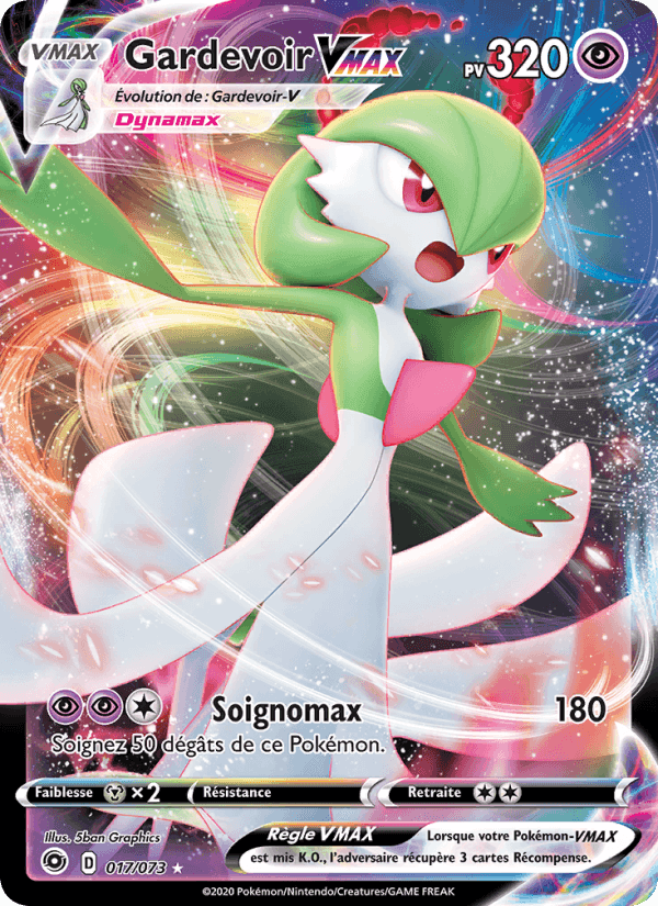 Gardevoir VMAX, carte 17 de La Voie du Maître