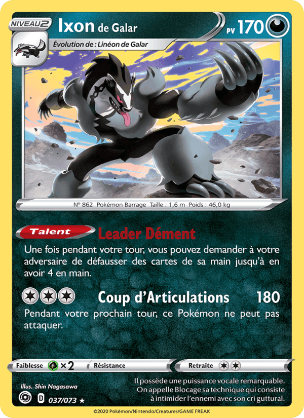 Ixon de Galar, carte 37 de La Voie du Maître