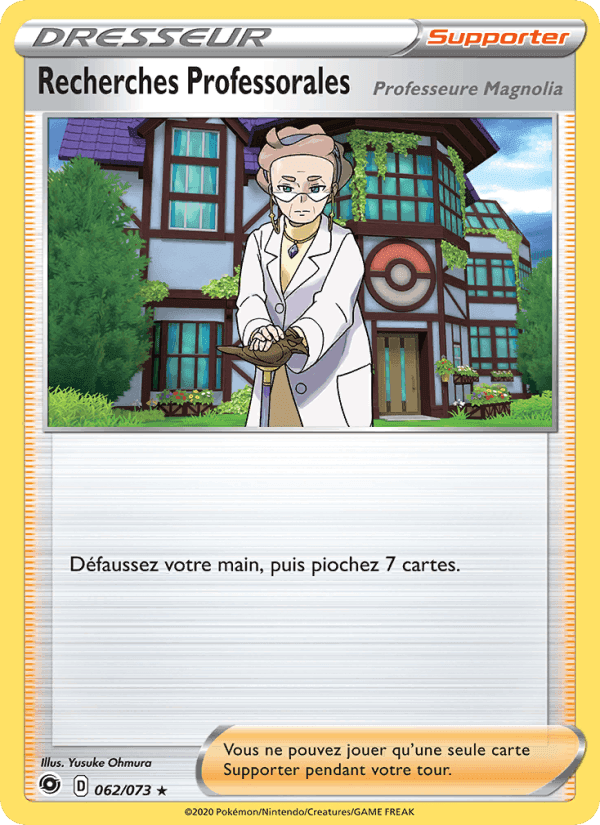 Recherches Professorales (Professeure Magnolia), carta 62 di La Voie du Maître