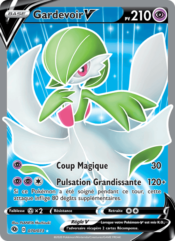 Gardevoir V, carte 70 de La Voie du Maître