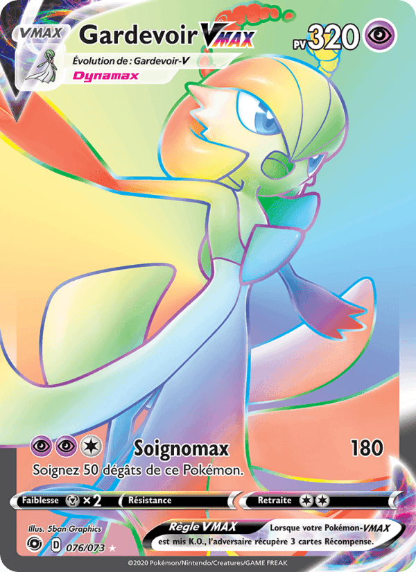 Gardevoir VMAX, card 76 from La Voie du Maître