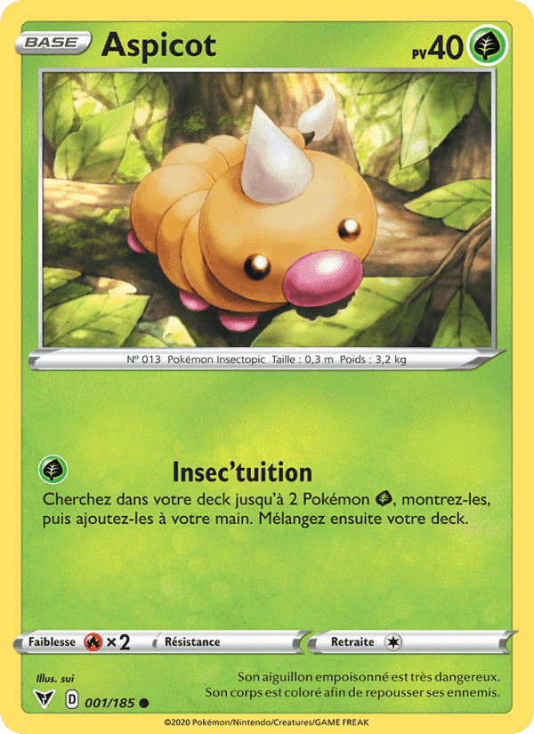 Aspicot, carte 1 de Voltage Éclatant