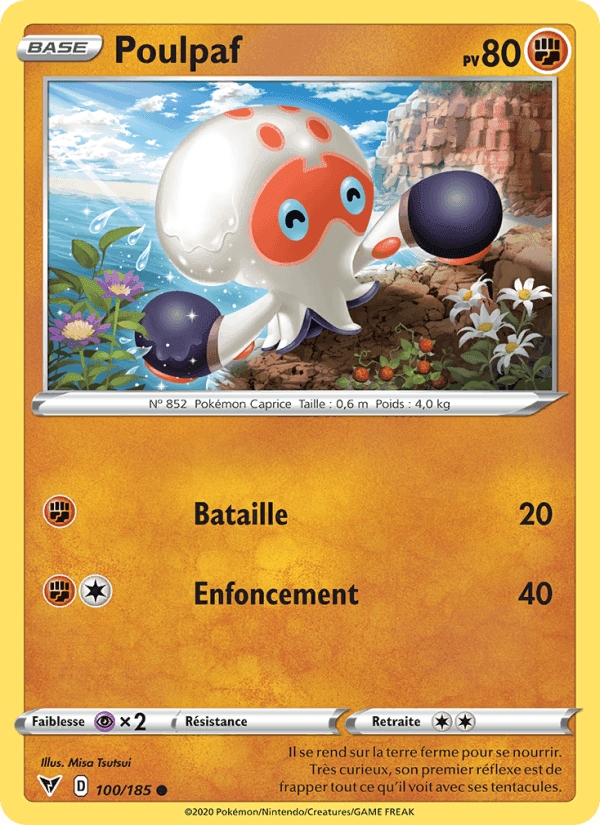 Poulpaf, carte 100 de Voltage Éclatant
