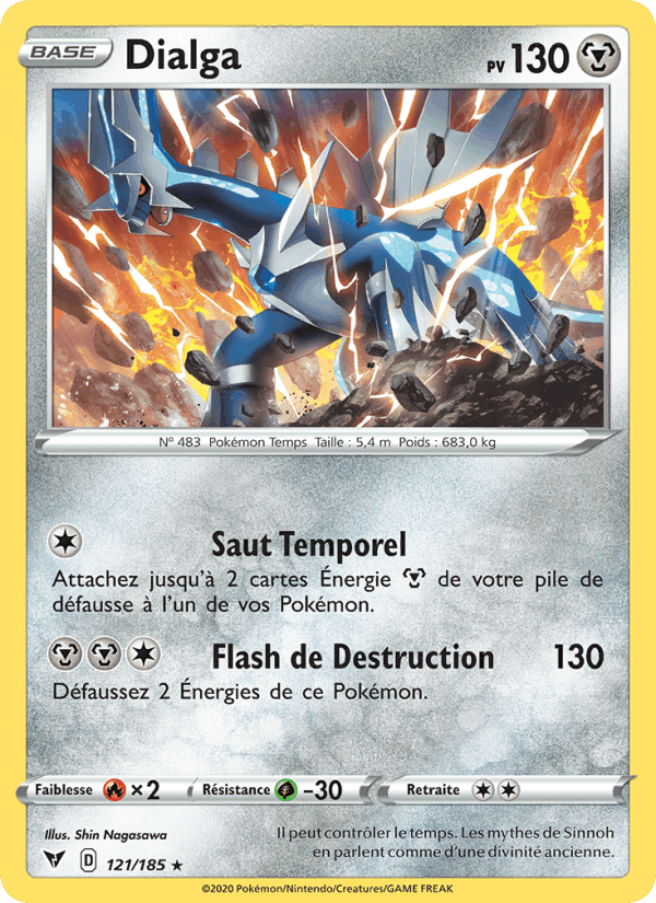 Dialga, carte 121 de Voltage Éclatant
