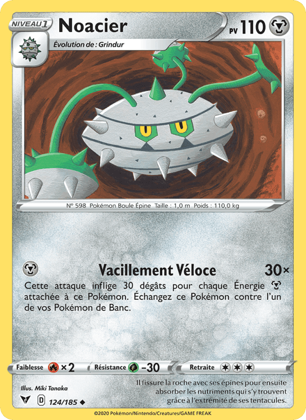 Noacier, carte 124 de Voltage Éclatant