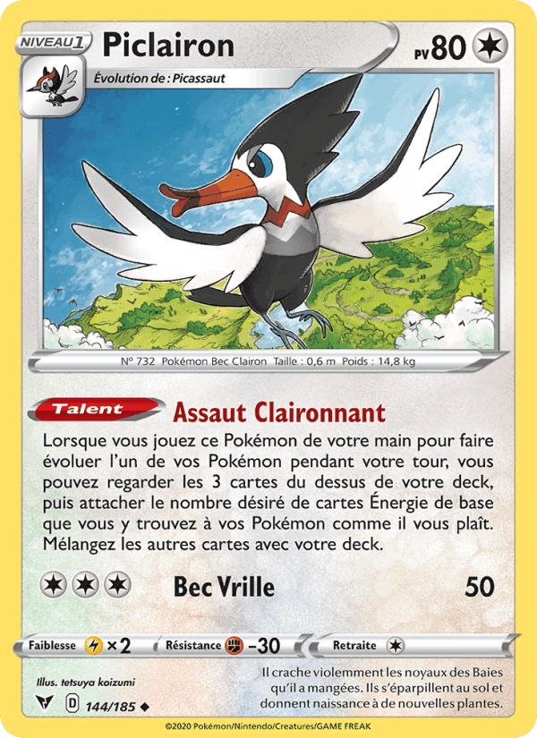 Piclairon, carte 144 de Voltage Éclatant