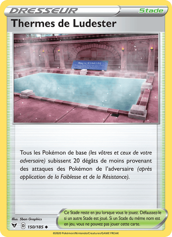 Thermes de Ludester, carte 150 de Voltage Éclatant
