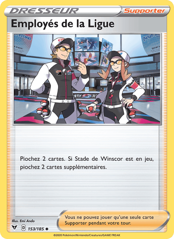 Employés de la Ligue, carte 153 de Voltage Éclatant