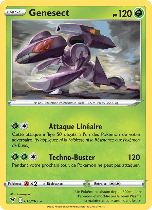 Genesect, carte 16 de Voltage Éclatant
