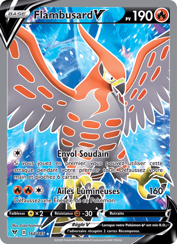 Flambusard V, carte 168 de Voltage Éclatant