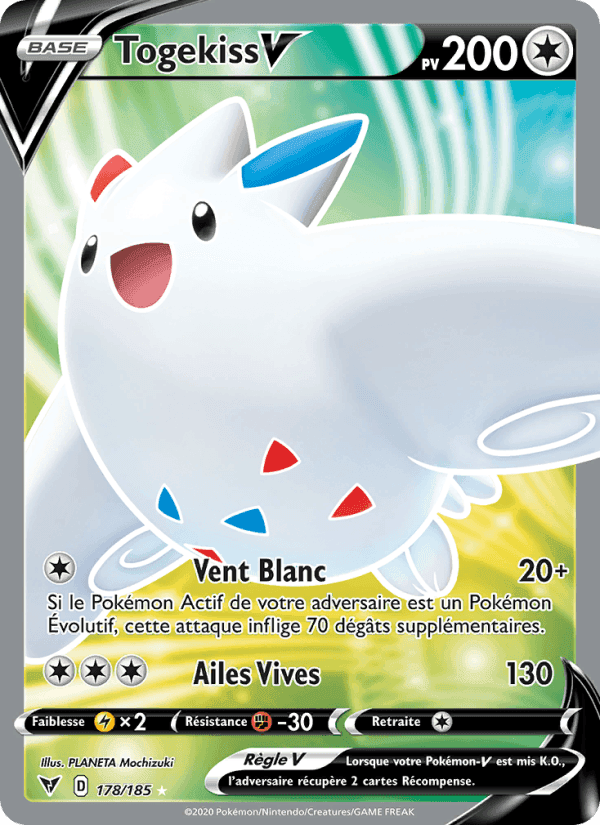 Togekiss V, carte 178 de Voltage Éclatant