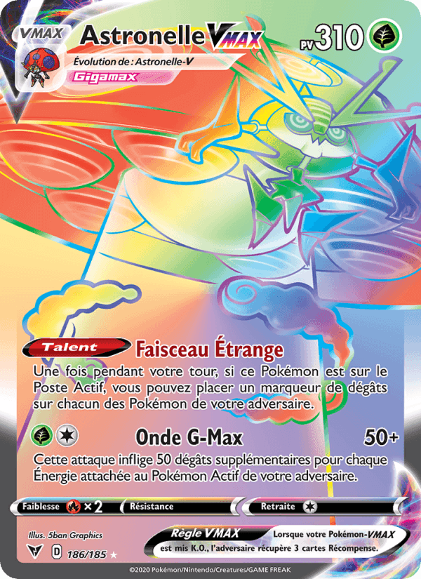Astronelle VMAX, carte 186 de Voltage Éclatant