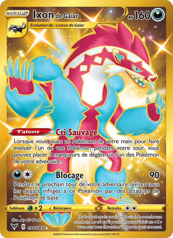 Ixon de Galar, carte 198 de Voltage Éclatant