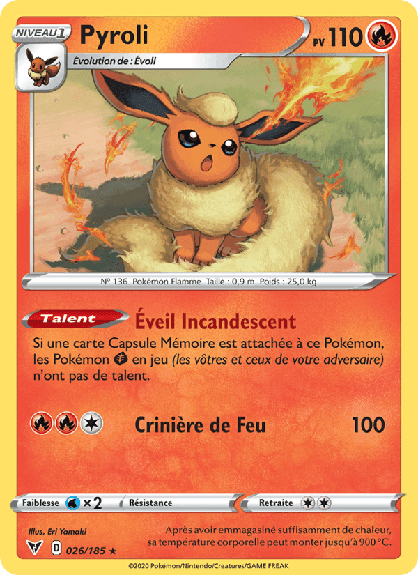Pyroli, card 26 from Voltage Éclatant