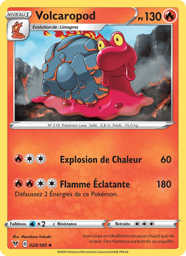 Volcaropod, carte 28 de Voltage Éclatant