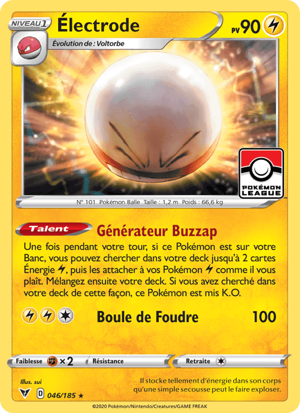 Électrode, carte 46 de Voltage Éclatant