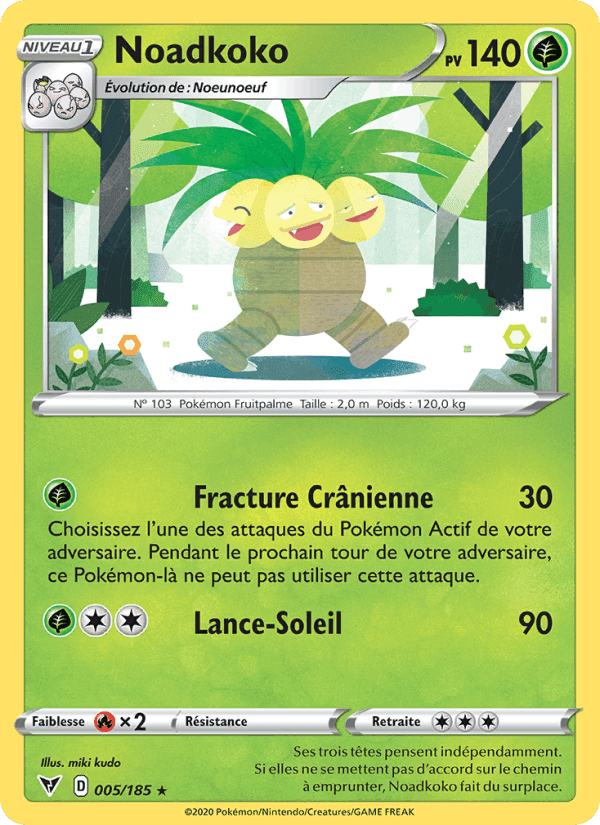 Noadkoko, carte 5 de Voltage Éclatant