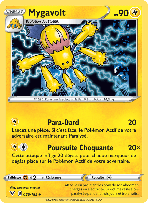 Mygavolt, card 56 from Voltage Éclatant