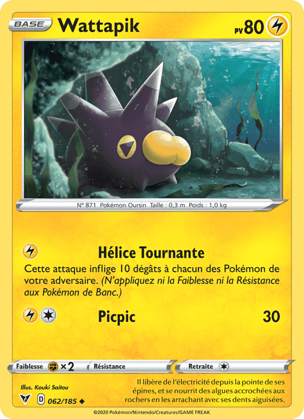 Wattapik, carte 62 de Voltage Éclatant