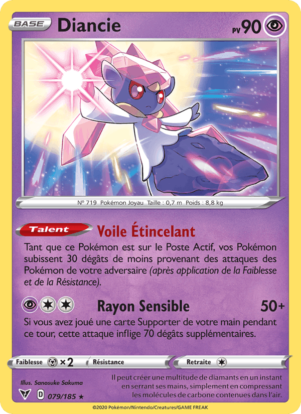 Diancie, card 79 from Voltage Éclatant