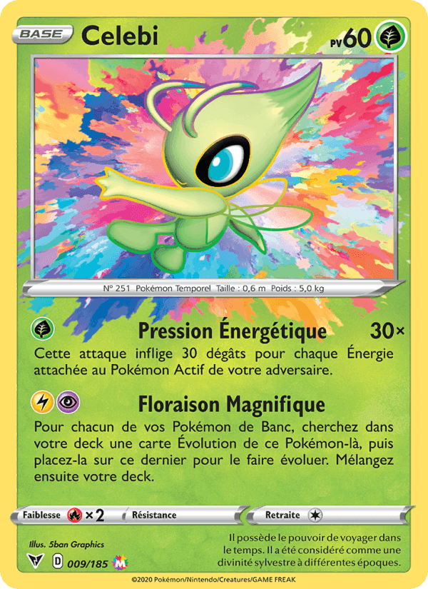 Celebi, carte 9 de Voltage Éclatant
