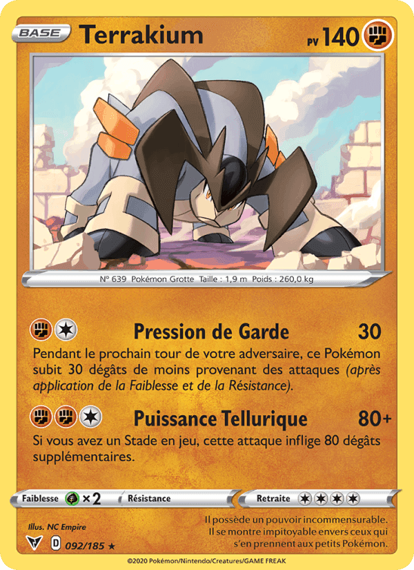 Terrakium, carte 92 de Voltage Éclatant