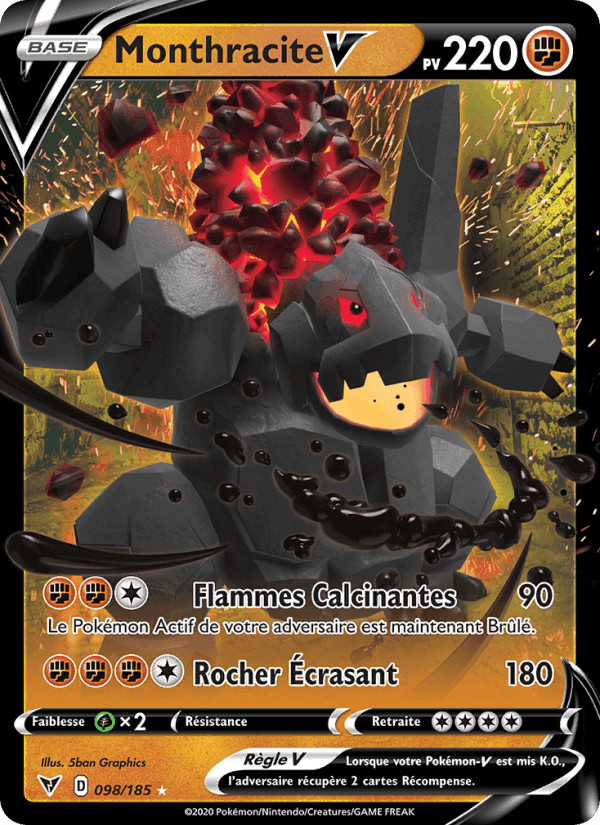 Monthracite V, carte 98 de Voltage Éclatant