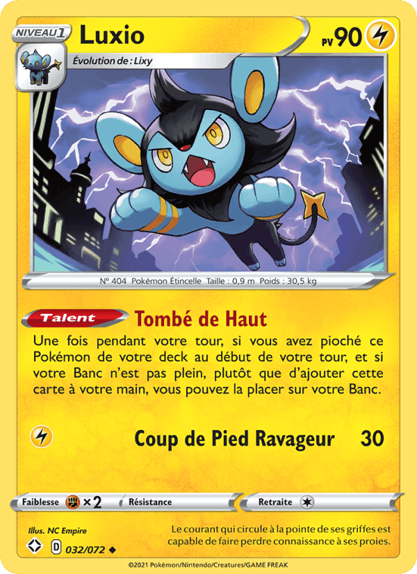 Luxio, carte 32 de Destinées Radieuses