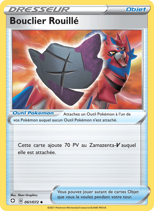 Bouclier Rouillé, card 61 from Destinées Radieuses