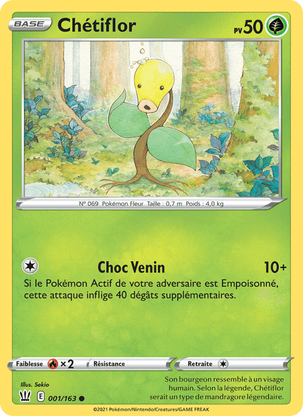 Chétiflor, carta 1 di Styles de combat