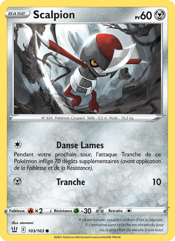 Scalpion, card 103 from Styles de combat
