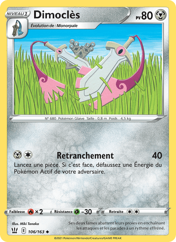 Dimoclès, carte 106 de Styles de combat