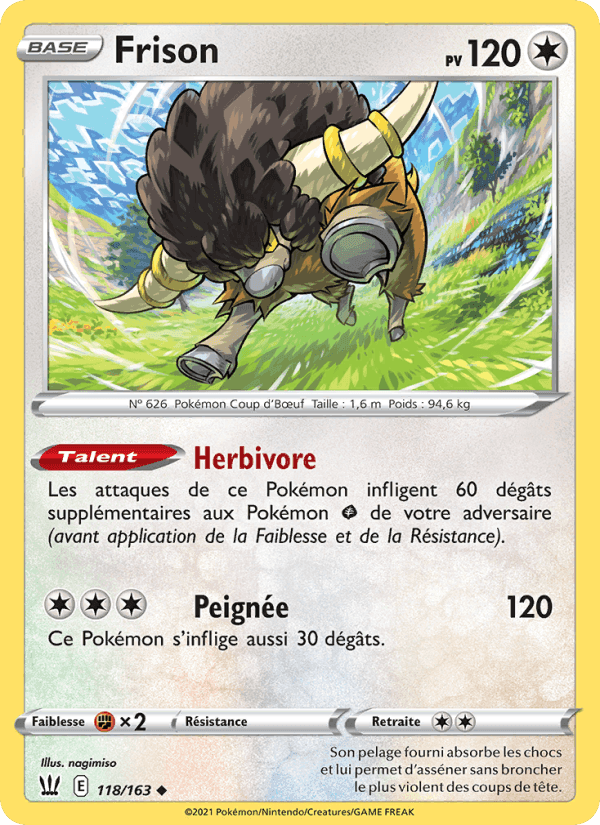 Frison, carte 118 de Styles de combat