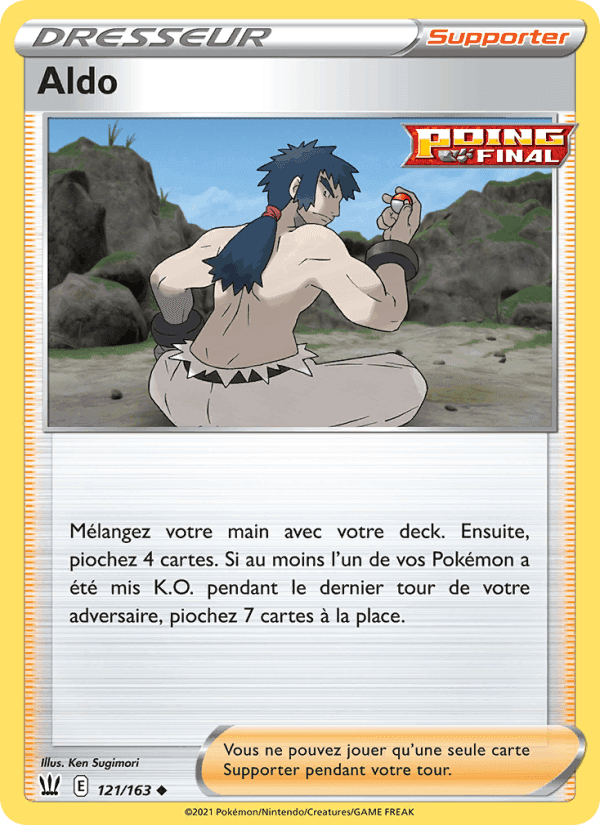 Aldo, card 121 from Styles de combat