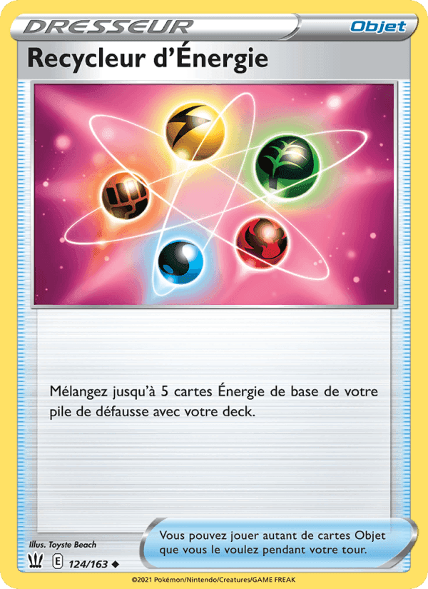 Recycleur d'Énergie, carte 124 de Styles de combat