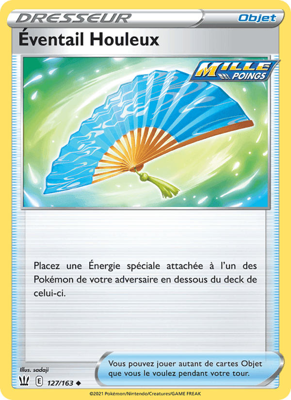 Éventail Houleux, card 127 from Styles de combat